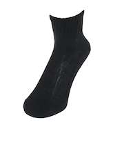 クー(Coo.)ソックス 3足組 HEAT-X アンクル 895Q3OK0284 BLK 防寒