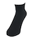 クー（Coo.）ソックス 2足組 3層 アンクル 895Q3OK0298 BLK