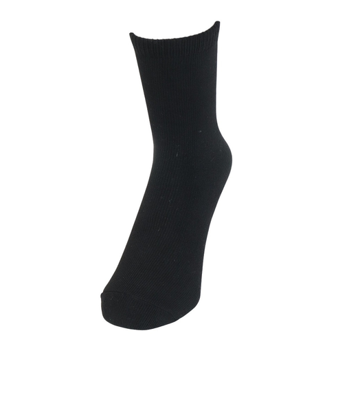 クー（Coo.）ソックス 2足組 3層 クルー 895Q3OK0299 BLK