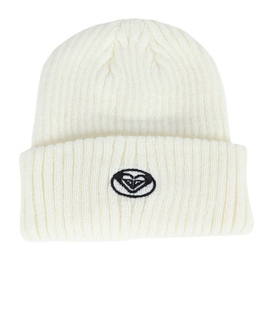 ロキシー（ROXY）ニット帽 HONOLUA BAY ビーニー 23FWRBE234306OWT 防寒 フリーサイズ 白