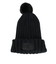 ロキシー（ROXY）ニット帽 TO THE SUN ビーニー 23FWRBE234308BLK 防寒 フリーサイズ ポンポン 黒