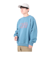 リーフ（REEF）ロゴ クルーネック スウエット RFPKM2302-B.GRY