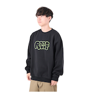 リーフ（REEF）ロゴ クルーネック スウエット RFPKM2302-BLK
