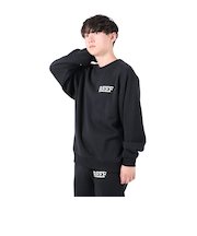 リーフ（REEF）ロゴ クルーネック スウエット RFSWM2301-BLK
