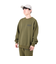 リーフ（REEF）ロゴ クルーネック スウエット RFSWM2301-OLV