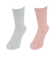 クー（Coo.）裏側発熱 二重編み靴下 2足組 895Q3OK0272 PNK