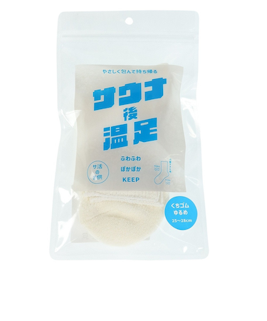 クー（Coo.）サウナ後 温足 ソックス 894Q3OK0315 WHT