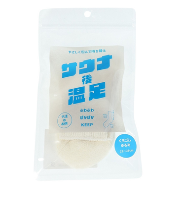 クー（Coo.）サウナ後 温足 ソックス 895Q3OK0311 WHT