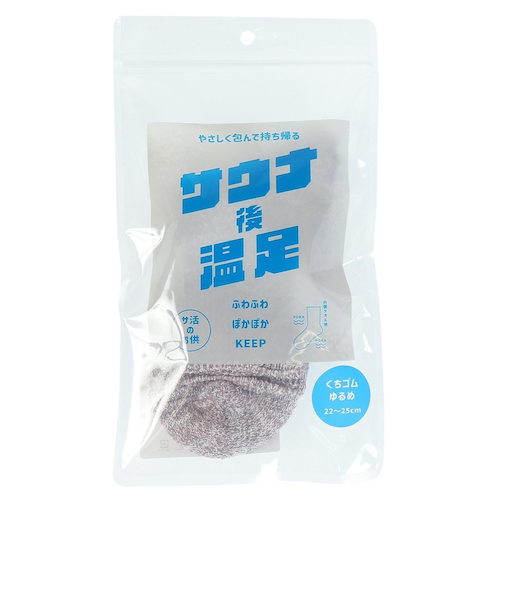 クー（Coo.）サウナ後 温足 ソックス 895Q3OK0313 GRY