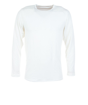 クー(Coo.)ヒートクロス 薄手 長袖クルーネックアンダーシャツ 891CO3ES0021 WHT 防寒