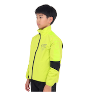 ジュニア 絶耐撥水 ヒートクロス brushed ウィンドブレーカー ジャケット WB3F0037-TR856-GRSD FGRN