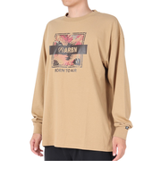 エアボーン(ARBN)長袖コットンTシャツ AB23FWM-APP011SBEG