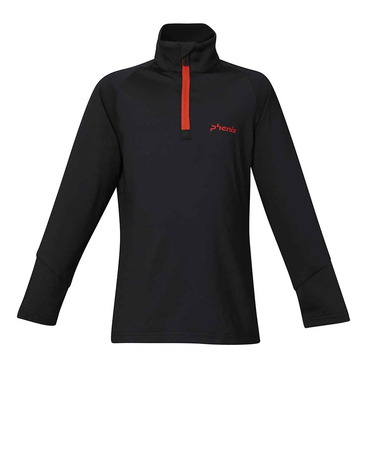 フェニックス（PHENIX）ジュニア 子供 インナーウェア 長袖 スキー ウェア Lightning Junior 1/2 Zip Tee ESB23LS80…