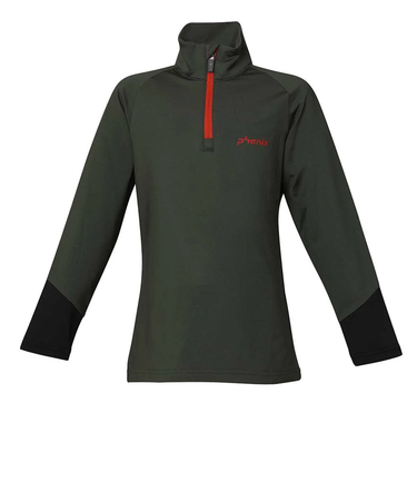 フェニックス（PHENIX）ジュニア 子供 インナーウェア 長袖 スキー ウェア Lightning Junior 1/2 Zip Tee ESB23LS80…
