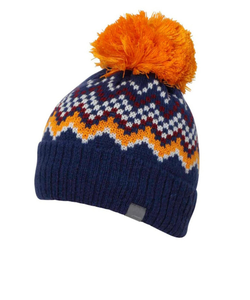 フェニックス（PHENIX）ジュニア 子供 ニット帽 スキー スノーボード Mix Border Junior Knit Hat ESG23HW90 NAVY