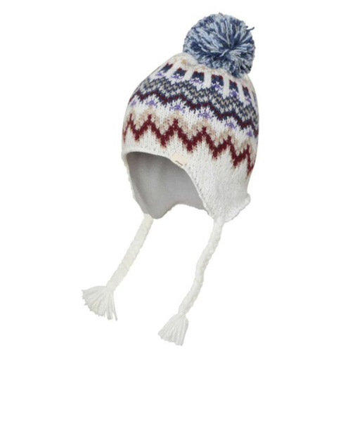 フェニックス（PHENIX）ジュニア 子供 ニット帽 Mix Border Junior Earflap Beanie ESG23HW91 WHITE