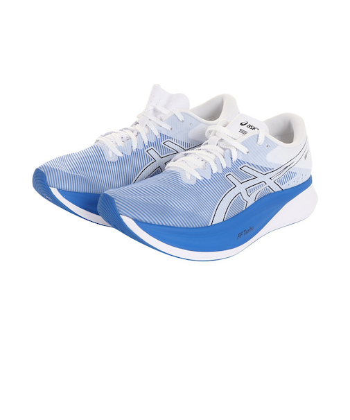 アシックス（ASICS）ランニングシューズ S4 ブルー ホワイト 1013A129.400 スニーカー レース マラソン トレーニング 部活 反発性 安定性…