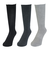 クー（Coo.）HEAT-X 3足組 クルー ソックス GRYCGYBLK 894Q3OK0292 GRY 防寒