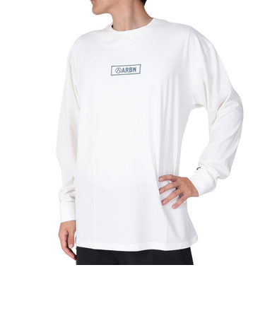 エアボーン（ARBN）長袖 コットン Tシャツ 03 AB23SSM-APP012WHT