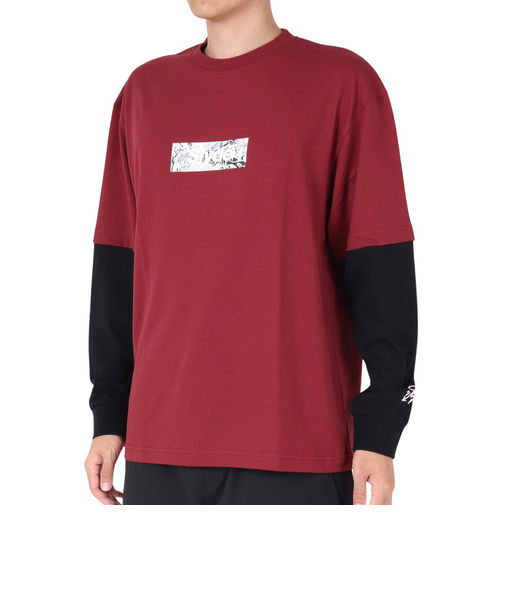 LAYERD 長袖Tシャツ SL23FWM-APP011RED