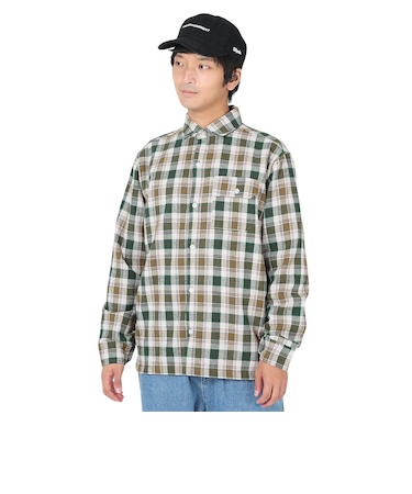 FLANNEL EMB シャツ SL23FWM-APP001KHK