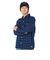FLANNEL EMB シャツ SL23FWM-APP001NVY