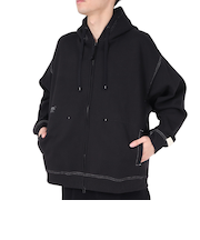 ニューバランス（new balance）1000 フルジップフーディ オーバーサイズ AMJ35101BK