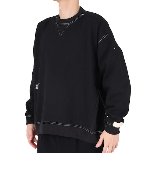 ニューバランス（new balance）1000 スウェットクルーネック オーバーサイズ AMT35100BK