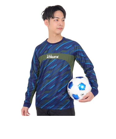 アスレタ（ATHLETA）サッカー フットサルウェア グラフィックプラクティスシャツ 2395 NVY