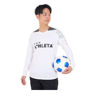 アスレタ（ATHLETA）サッカー フットサルウェア 長袖プラクティスシャツ XE-449 WHT
