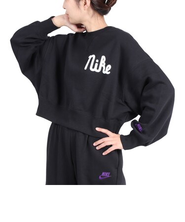 ナイキ（NIKE）スウェット トレーナー スポーツウェア オーバーサイズド クルーネック フリース スウェットシャツ FQ7978-010