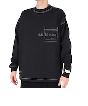 ニューバランス(new balance)1000 ミルナンバリングプリントロングスリーブ Tシャツオーバーサイズフィット AMT35104BK