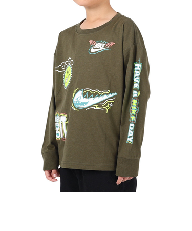 ナイキ（NIKE）ジュニア クルースウェット ART OF PLAY RELAXED 86L109-F84