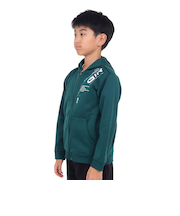 ジュニア grit フリース フルジップパーカー SW3F0042-TR862-GRCD GRN
