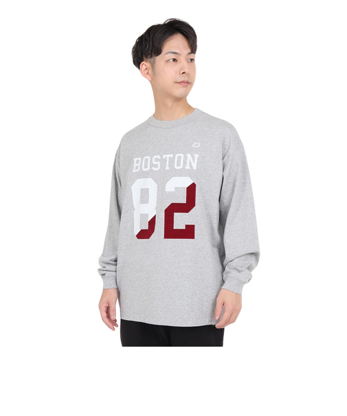 ニューバランス(new balance)900 スプリット82 BOSTON プリント長袖Tシャツ AMT35109AG