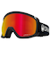 ドラゴン（DRAGON）スキー スノーボード ゴーグル メガネ対応 23-24 D3 ディースリー PREMIUM BLACK LUMALENS J.RED …