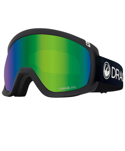 ドラゴン（DRAGON）スキー スノーボード ゴーグル メガネ対応 23-24 D3 PREMIUM BLACK LUMALENS J.GREEN ION E…