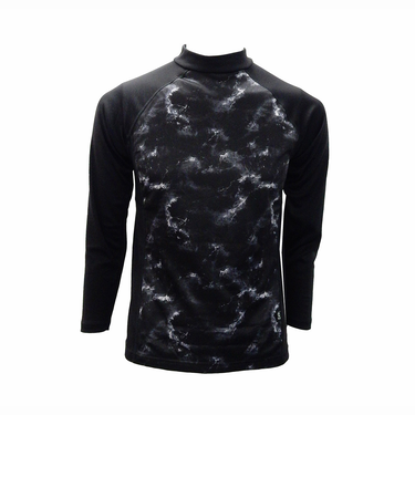 WIND-X 長袖ハイネックシャツ UW3F0011-WA893-GRASCBLK