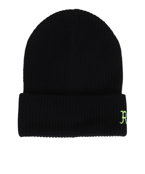 ライズ（RYZ）ニット帽 ブラックシリーズカフワッチ RZ20ST23FW0026 FGRN 防寒 黒 フリーサイズ