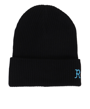 ライズ（RYZ）ニット帽 ブラックシリーズカフワッチ RZ20ST23FW0026 SAX 防寒 黒 フリーサイズ