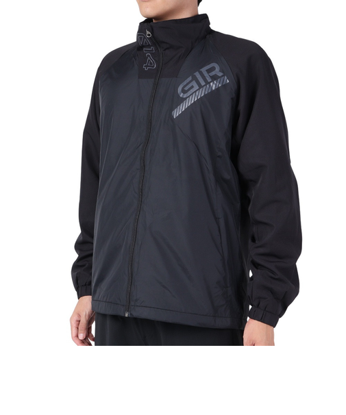 ヒートクロス brushed ウィンドブレーカージャケット WB3F0009-TR854-GRTJ BLK