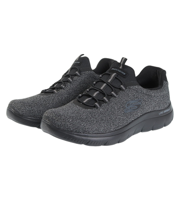 スケッチャーズ（SKECHERS）カジュアルシューズ サミッツ フォートン ブラック 52813W-BBK スニーカー カジュアル ウォーキング トレーニング…