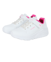 スケッチャーズ（SKECHERS）ガールズスニーカー スポーツシューズ UNO LITE 310451L-WHP