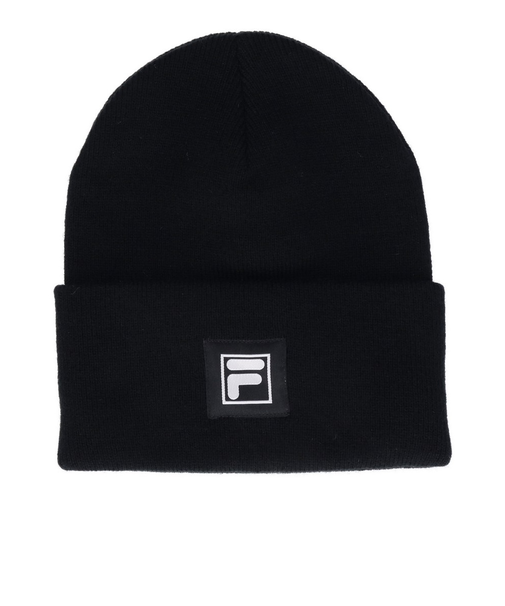 フィラ（FILA）ニット帽 ニット ワッチ 12731300601980 防寒 フリーサイズ 黒