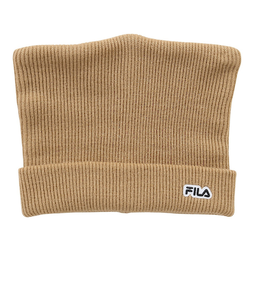 フィラ（FILA）ニット帽 キャットイーズワッチ 23401320693970 防寒 ネコ耳 フリーサイズ ベージュ