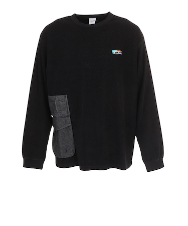 ナッグパイルポケットTシャツ 792-3230024 BLACK