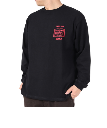 CiTee 長袖Tシャツ BOOK CLUB 792-3230025 BLACK