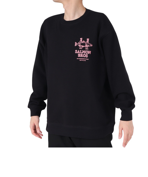 CiTee スウェット サーモン 792-3232010 BLACK
