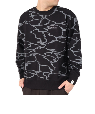 リチウムクルーネックスウェット 792-3232019 BLACK