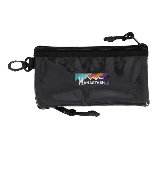 クリアポケットポーチ 792-3976006 BLACK